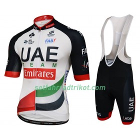 Fahrradbekleidung Radtrikot Kurzarm + Trägershorts 2018 Team UAE N001 